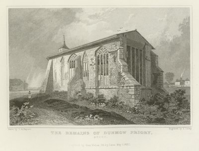 بقايا Dunmow Priory ، Essex بواسطة توماس مان باينز